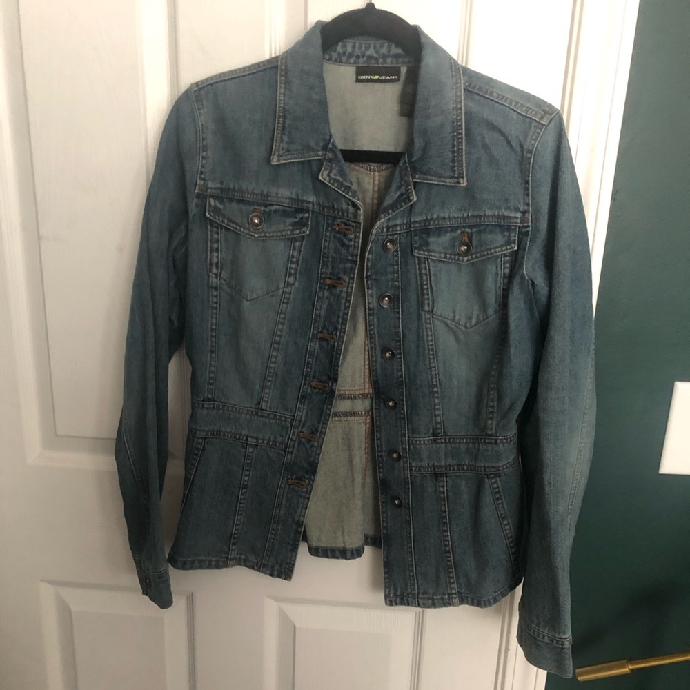 EUC Y2K DKNY Jeans Denim Jacket SZ M